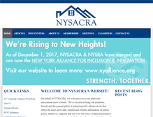 Tablet Screenshot of nysacra.org